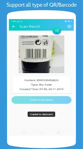 Free QR & Barcode Scanner screenshot 4