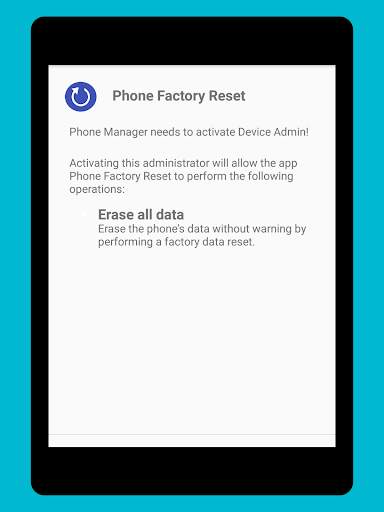 Phone Factory Reset screenshot 13