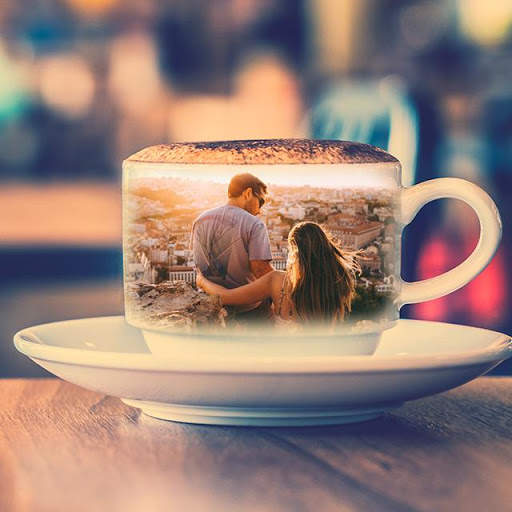 Coffee Cup Photo Frames Editor screenshot 1
