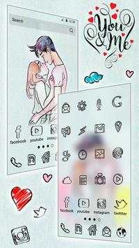 Cartoon Love Themes HD Wallpapers 2 تصوير الشاشة
