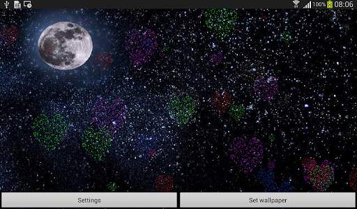 Heart Droplets Live Wallpaper screenshot 1