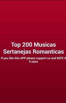 Top 200 Musicas Sertanejas screenshot 1