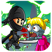 Samurai Ninja Dash vs Zombies иконка