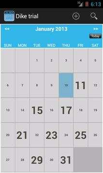 Dike trial: Calendar 4 Lawyers screenshot 1