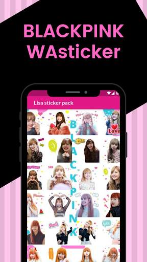 BLACKPINK Jennie Rose Lisa Jisoo Sticker Whatsapp screenshot 2