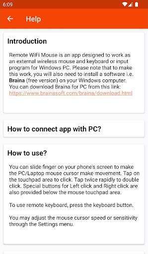 Remote WiFi Mouse screenshot 4