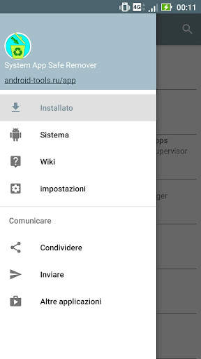 Gestore app di sistema screenshot 1