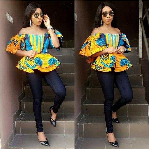 Jeans & Ankara Blouse Styles 7 تصوير الشاشة