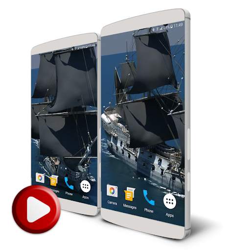 Sailing Ship Live Wallpaper screenshot 2