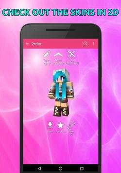 Girls Skins with Ears for Minecraft in 3D screenshot 7