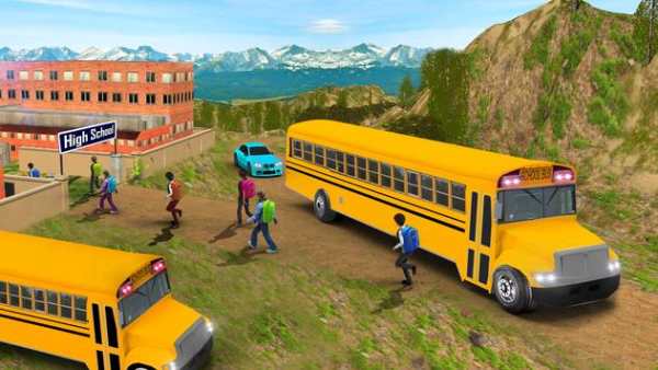 Intercity Modern School Bus Driving Simulator 2018 screenshot 1
