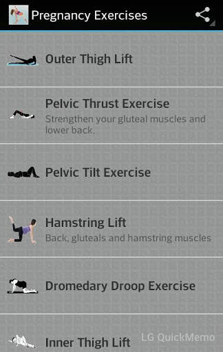 Pregnancy Exercises screenshot 4