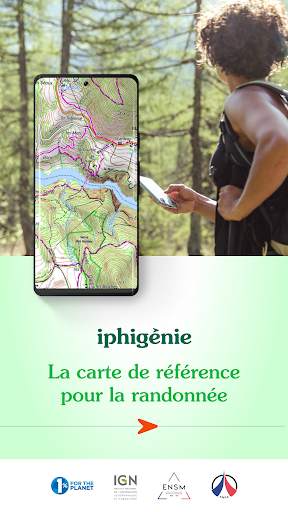 Iphigénie | The Hiking Map App screenshot 1
