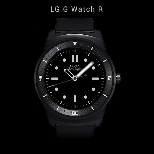 Scuba Diver Watch Face 1 تصوير الشاشة