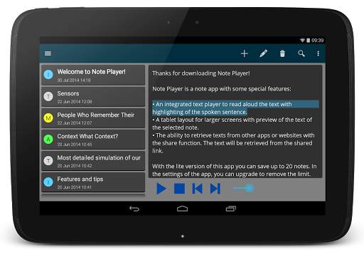 Note Text Player (Read aloud) screenshot 11