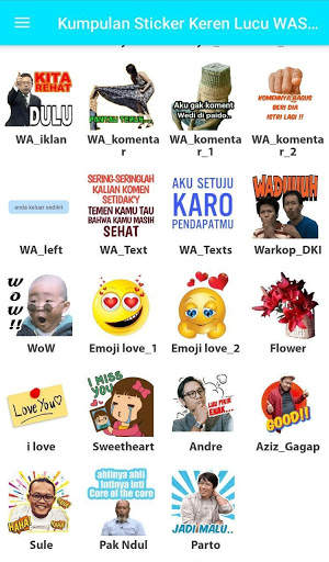 Kumpulan Sticker 2020 Lucu Keren for WAStickerApps screenshot 7