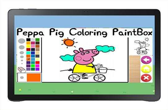 Peppa & Pig Coloring PaintBox screenshot 3