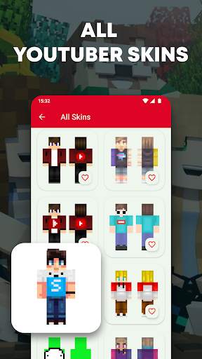 Youtuber skins for Minecraft screenshot 2