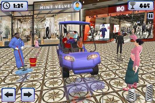 Shopping Mall Taxi Driver Cart Simulator screenshot 4