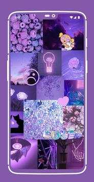 Sfondi estetici viola screenshot 5