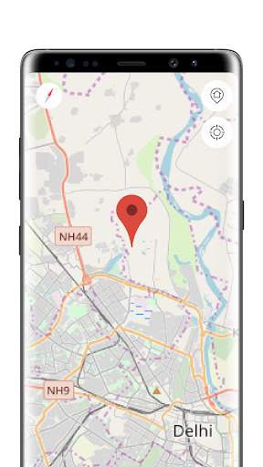 Delhi Offline Map 3 تصوير الشاشة