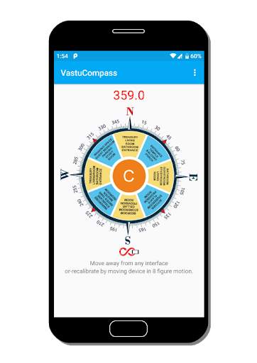 Vastu Compass| Simple | Offline screenshot 1