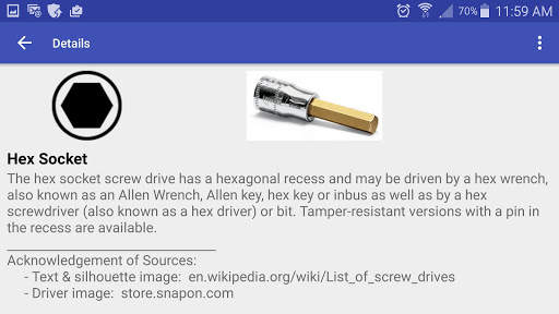 DIY Screw Heads & Drivers Free screenshot 5