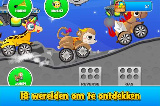 Animal Cars Racespelletje screenshot 3