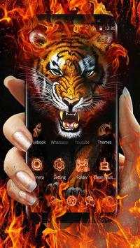 Flaming Tiger Theme screenshot 1
