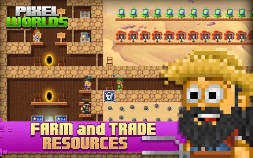 Pixel Worlds: MMO Sandbox screenshot 22