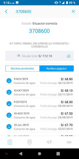 Sedapal Móvil 4 تصوير الشاشة