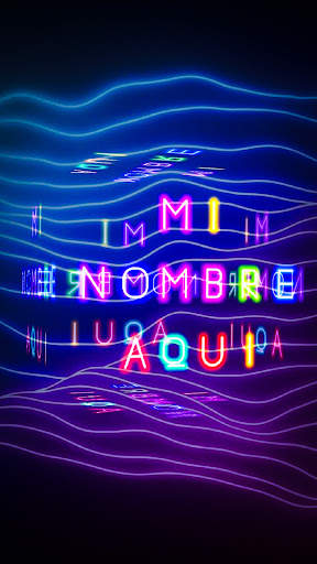 3D Mi Nombre Fondo Animado screenshot 2