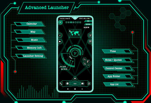 Advanced Launcher - Applock screenshot 1