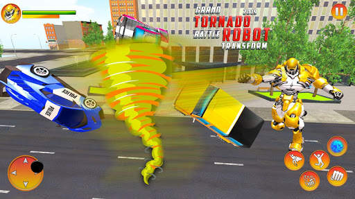 US Robot Car Transform 3D : Grand Tornado Robot screenshot 4