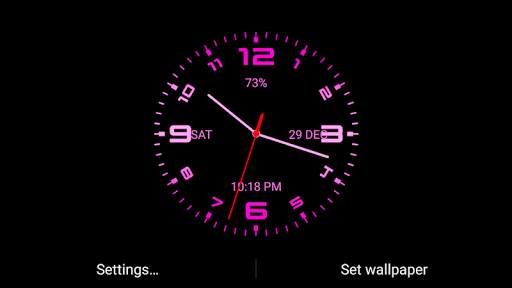 Analog Clock Live Wallpaper screenshot 2