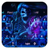 ikon Skull Music Rock Keyboard