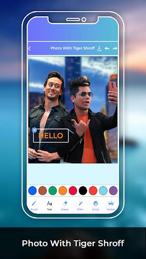 Photo With Tiger Shroff screenshot 2