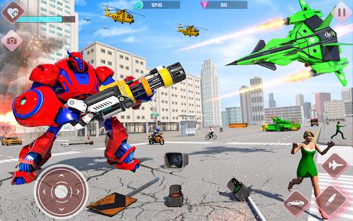 Robot Transform Army Tank War screenshot 1