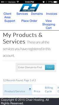 Chair Hosting screenshot 2