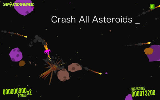 Power Shooter! 3D asteroids space game screenshot 1