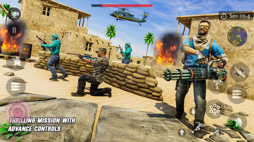 Real Commando Shooting 3D Games: Free Games 2021 screenshot 3