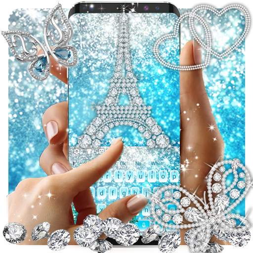 Love Tower Glitter Keyboard 10001004
