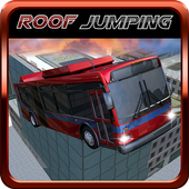 Modern City Bus Roof Jumping icon
