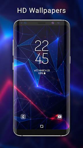 Neon light SMS theme screenshot 4