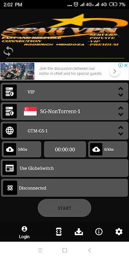 STARVPN screenshot 1