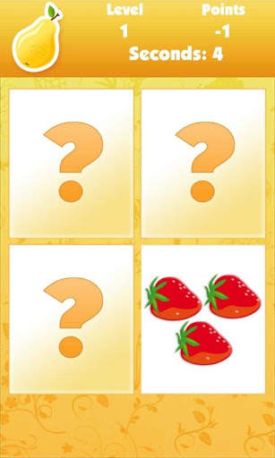 Fruits Games - Exercise Memory 8 تصوير الشاشة