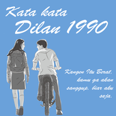 Kata kata dilan 1990 icon
