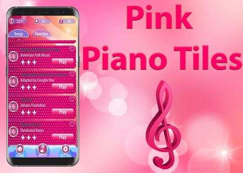 Pink Piano Tiles 2 screenshot 1