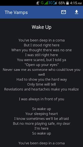 The Vamps Lyrics screenshot 4