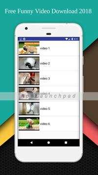 Funny Video Download Free 2018 screenshot 1